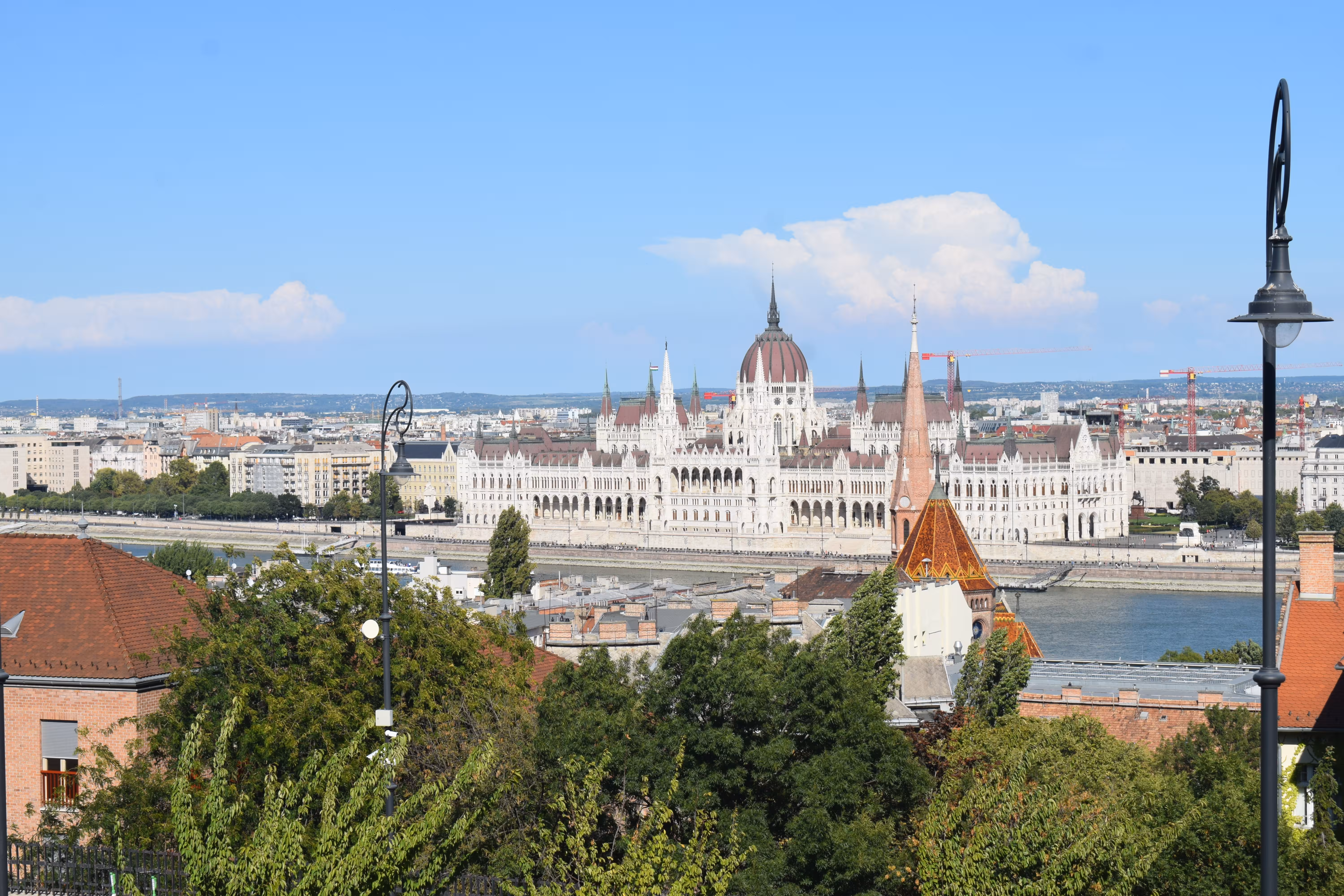 A view of Hungarian parliament from Fisherman's bastion