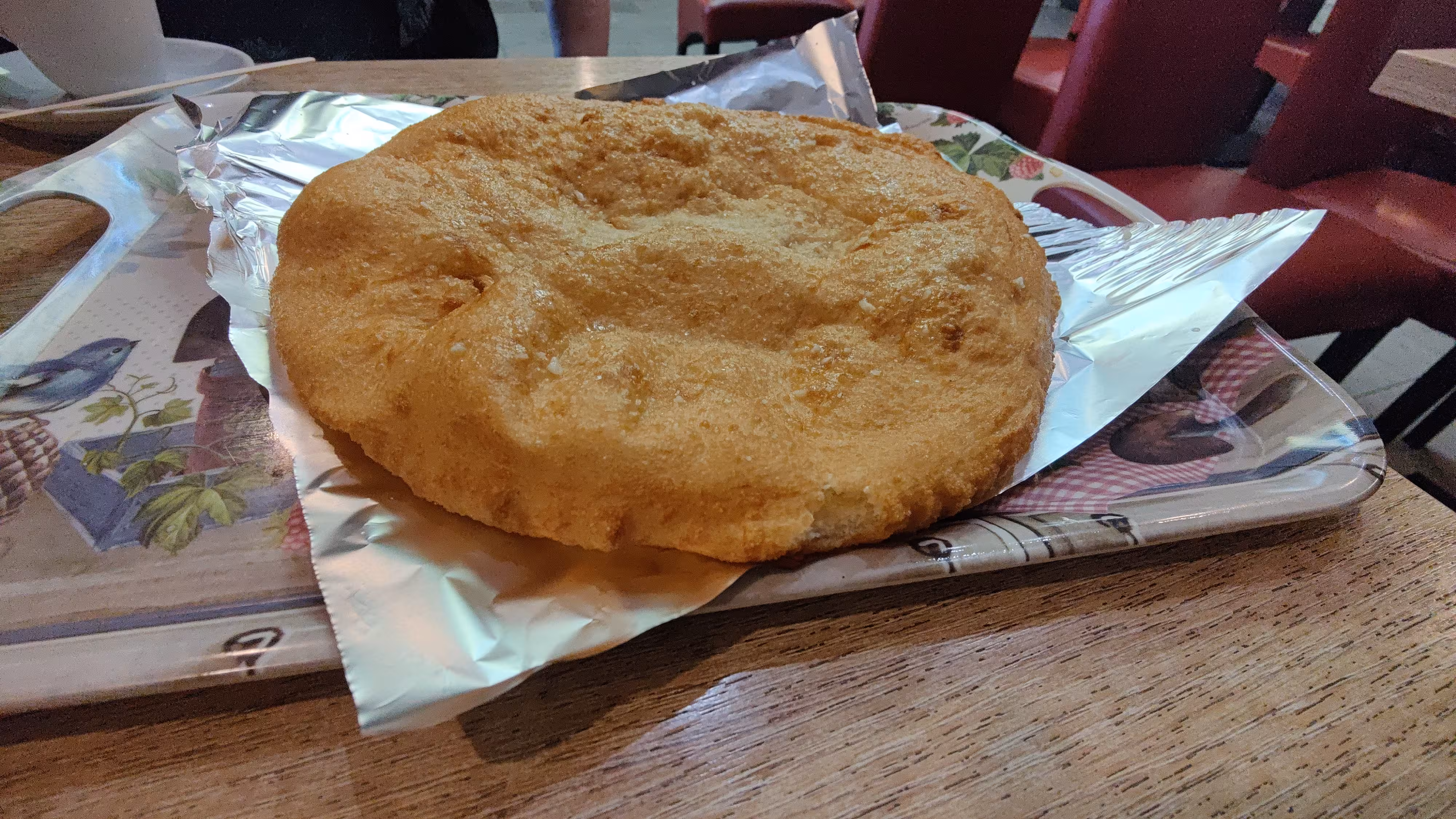 A deep friend dish called Lángos.