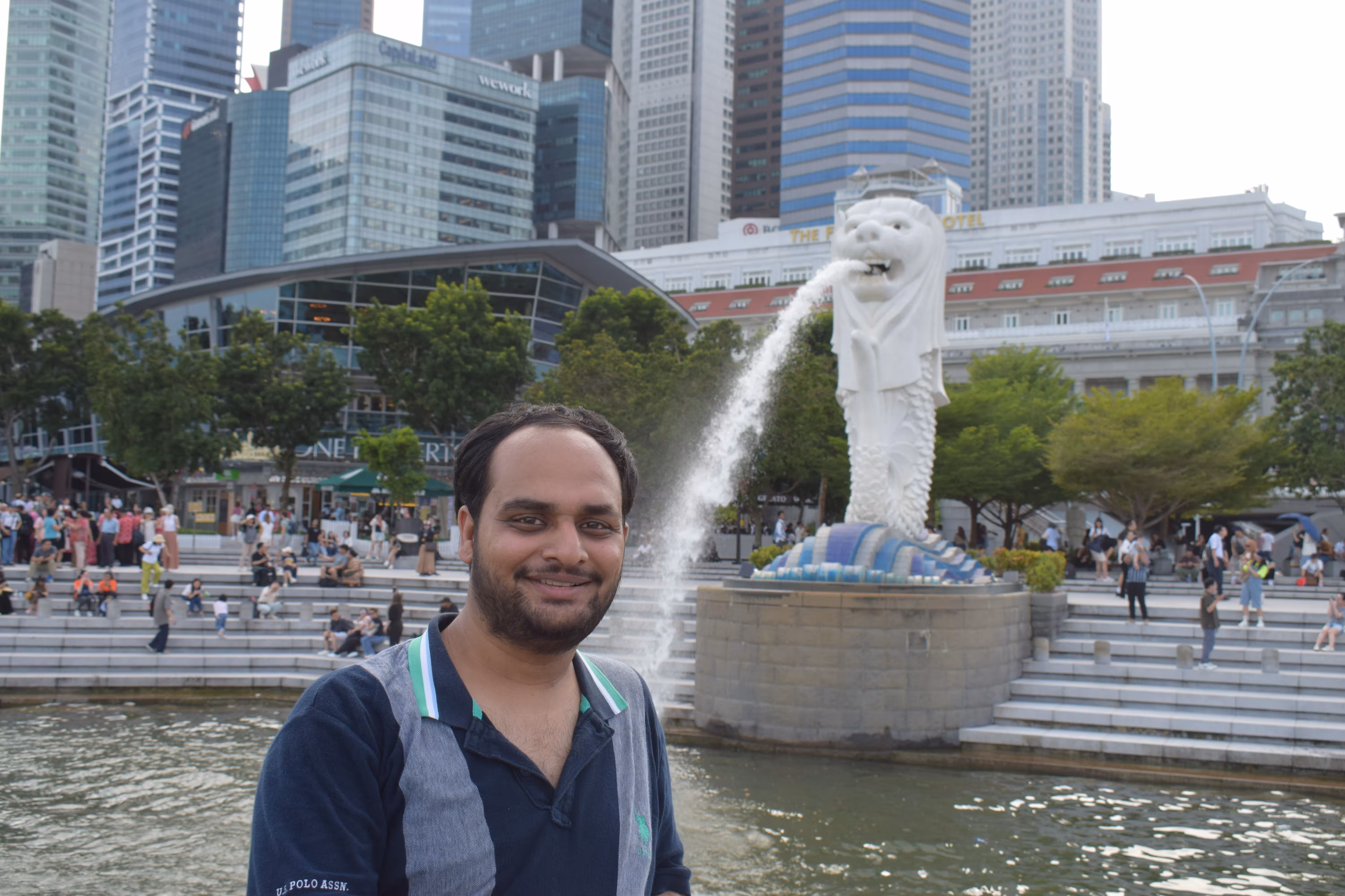 My picture with Merlion in Singapore.
