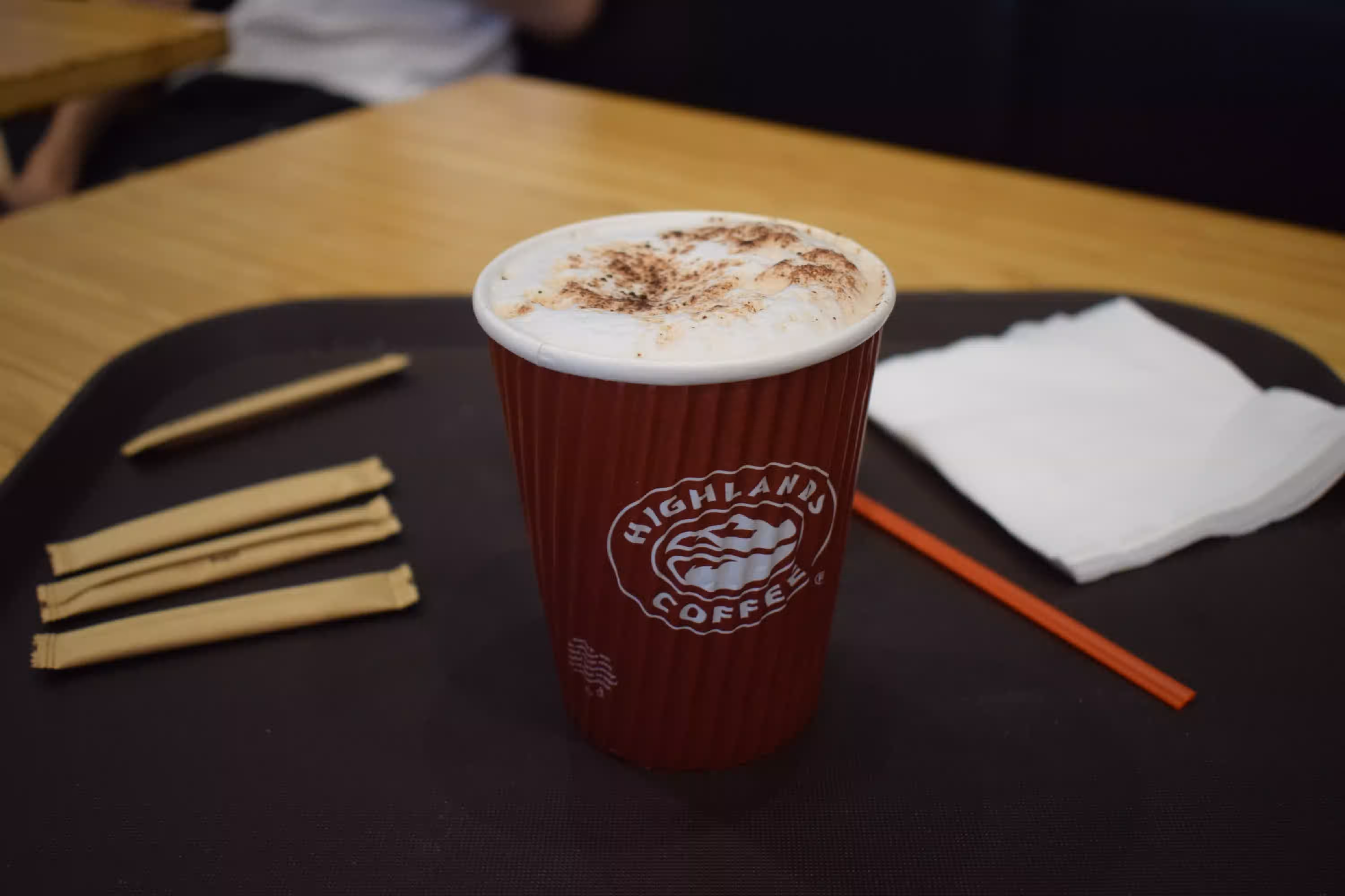 A coffee I got from Highlands Coffee in Nha Trang. Photo by Ravi Dwivedi, released under CC-BY-SA 4.0.